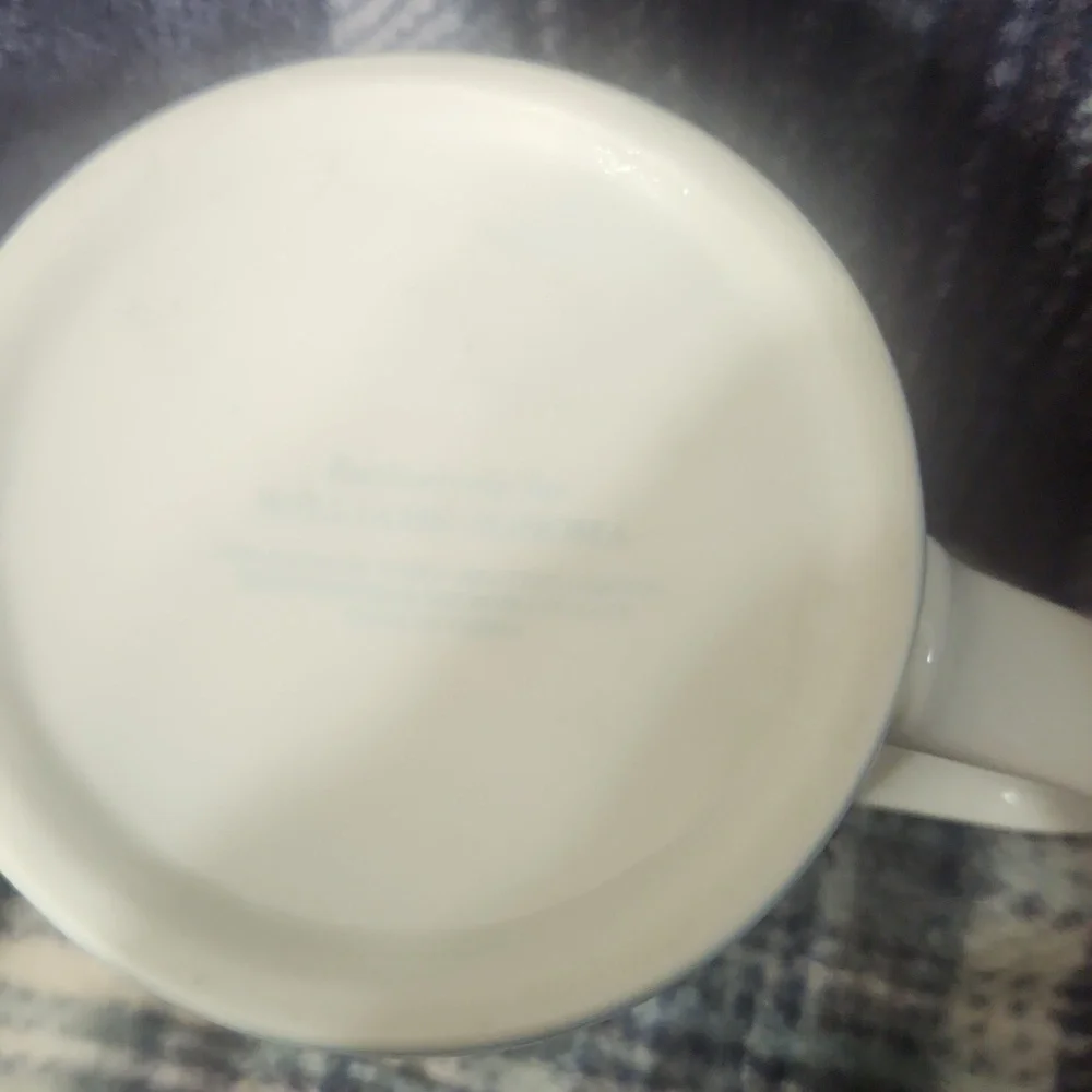 Williams Sonoma Coffee Mug Butterfly Floral
